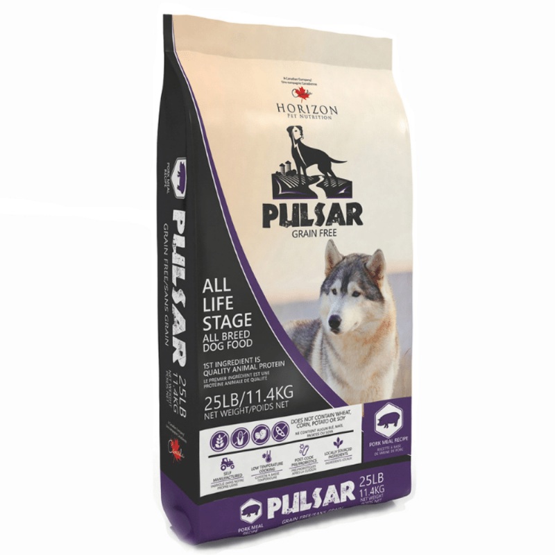 Nourriture pour chien Horizon Pulsar sans grain Porc