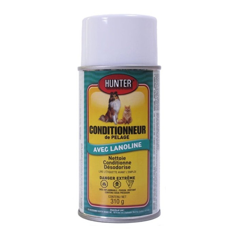 Revitalisant en arosol pour la peau et le pelage pour animaux