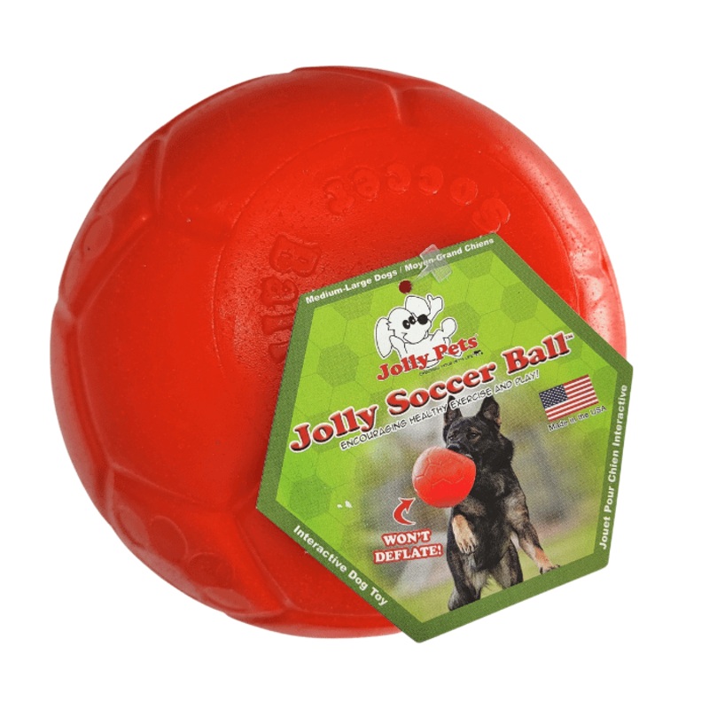 Ballon de soccer pour chien, ultra-rsistant Jolly Pet
