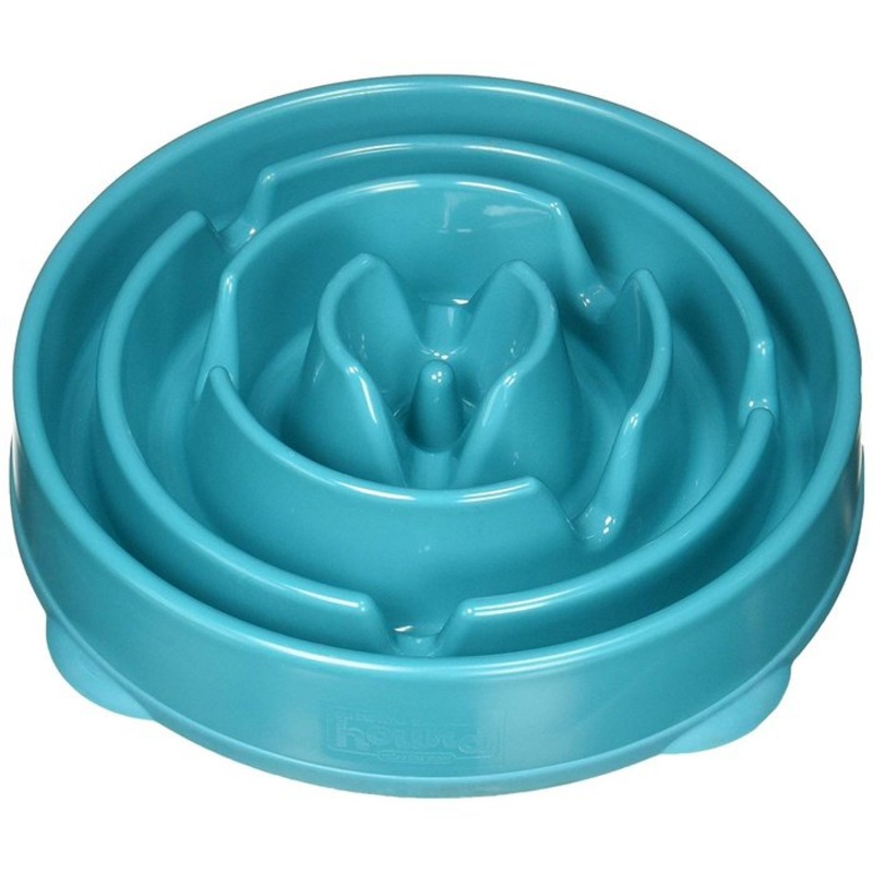 Bol modrateur pour chien Kyjen Fun Feeders Sarcelle