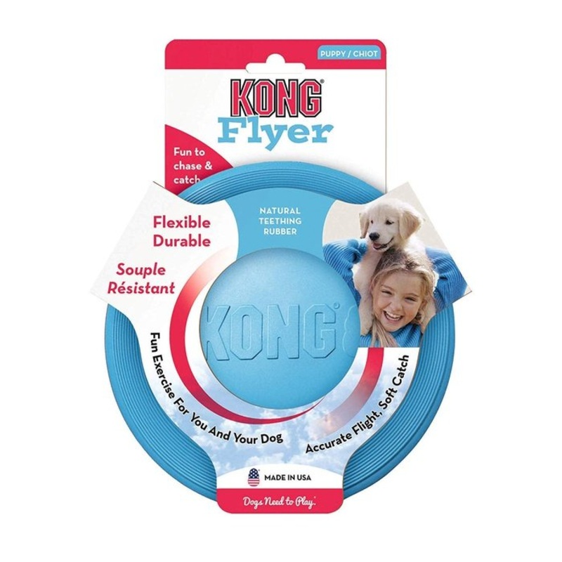 Frisbee pour chiots Kong Flyer Jouet En Caoutchouc