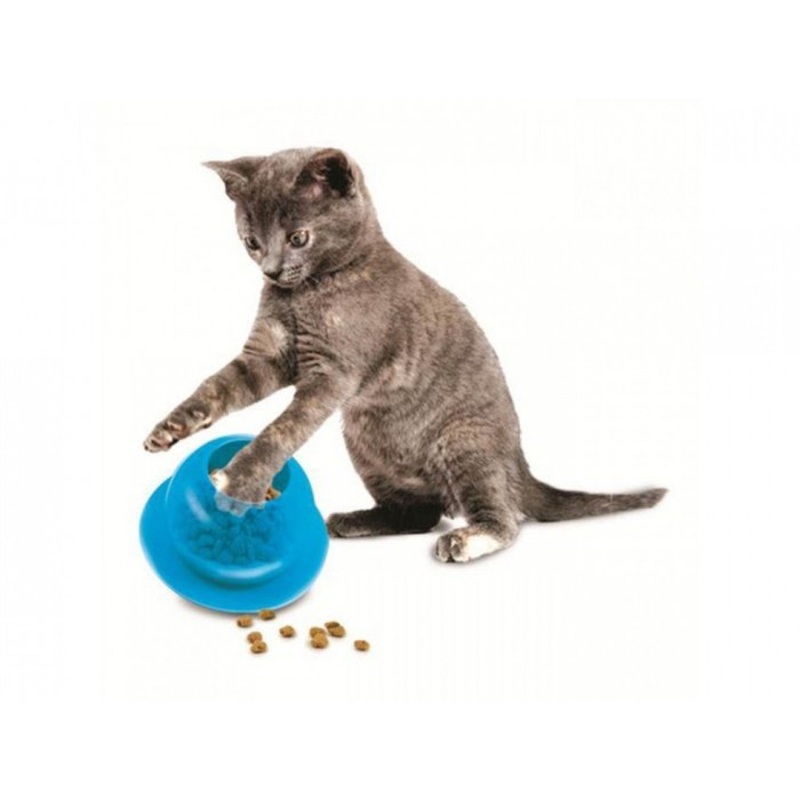 Funkitty Bocal  poissons Jouet distributeur de nourriture pour chat