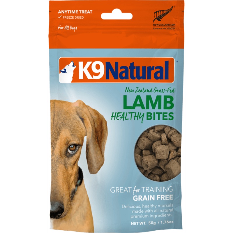 Gteries lyophilise pour chien K9 Natural Healthy Bites Agneau