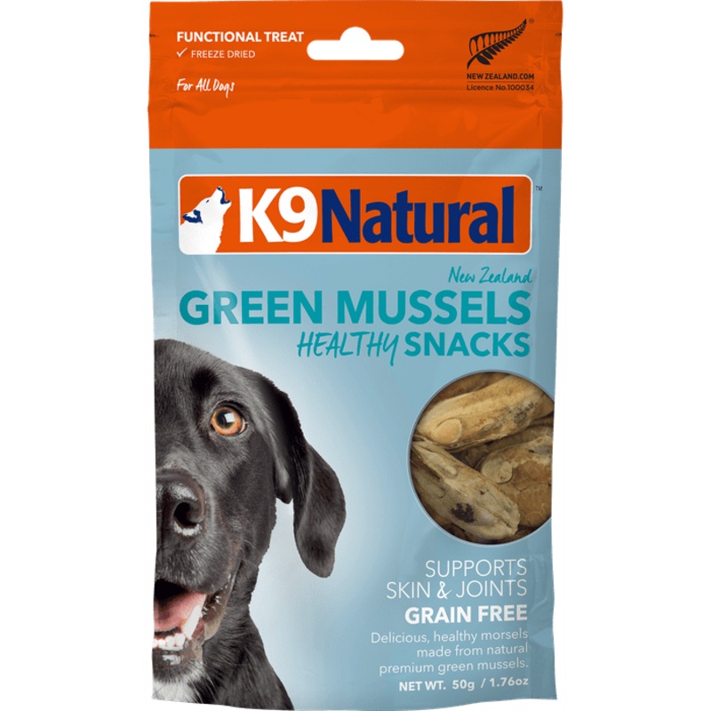 Gteries pour chien K9 Natural Moules Vertes Healthy Snacks