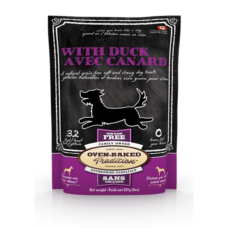 Gteries tendres pour chiens au canard