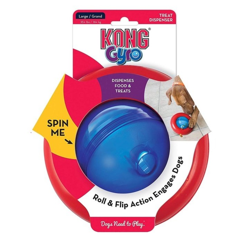 Jouet interactif pour chien, Kong Gyro