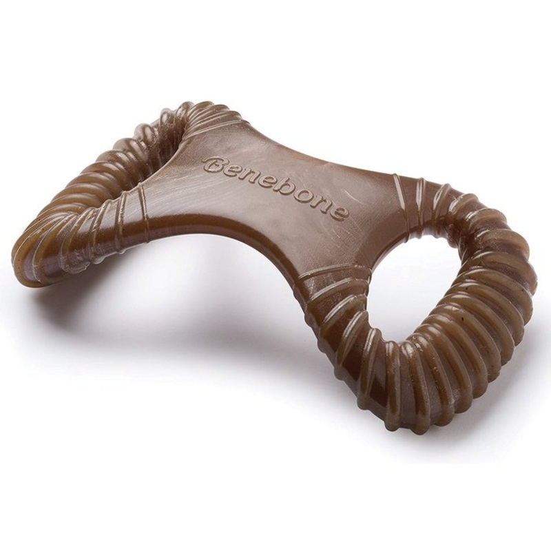 Jouet  mcher pour chien Benebone Rocking Dental Chew Bacon
