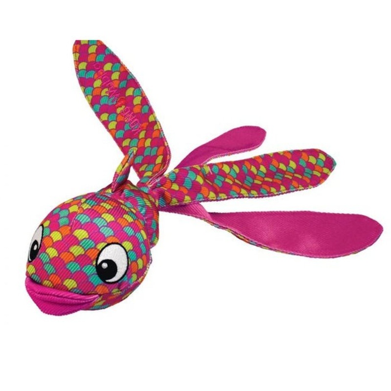 Jouet pour chiens Wubba Kong Finz Poisson Volant Rose