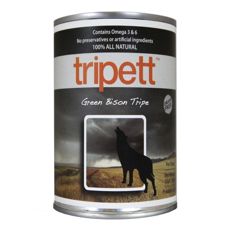Nourriture humide Tripett PetKind Green Bison Tripe Wet Dog Food