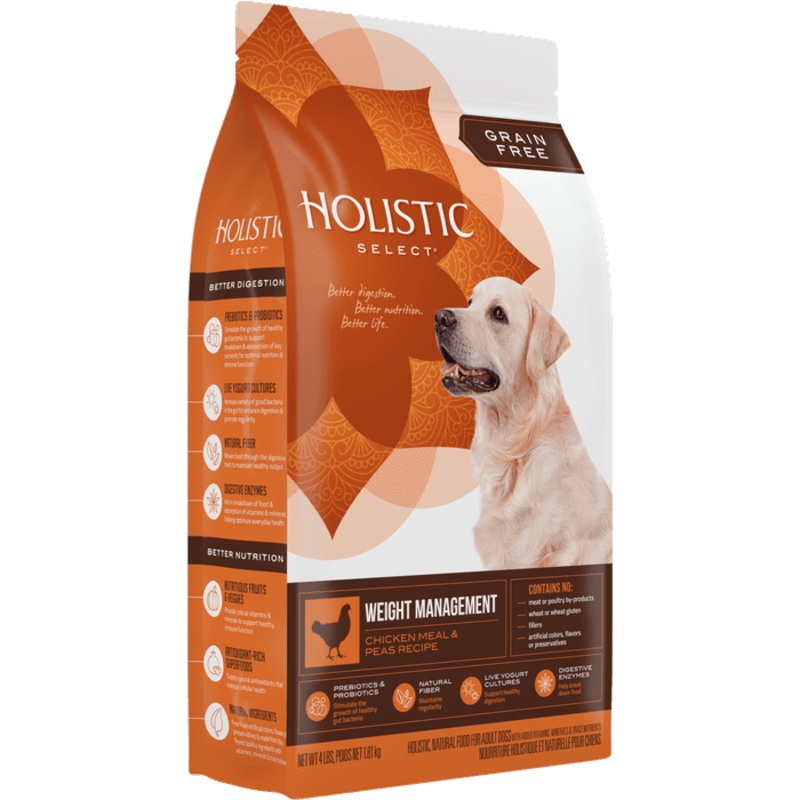 Nourriture pour chien Holistic Select, Sans Grains Contrle du poids
