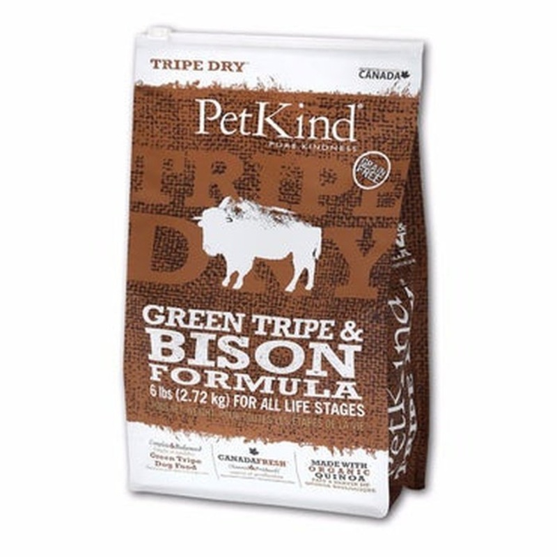 Nourriture pour chien Tripett PetKind Green Tripe & Bison Formula Dry Dog Food