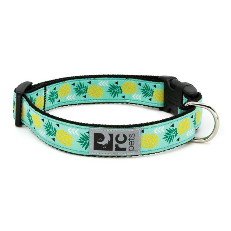 Collier  clip pour chien RcPets Urban Pineapple Parade