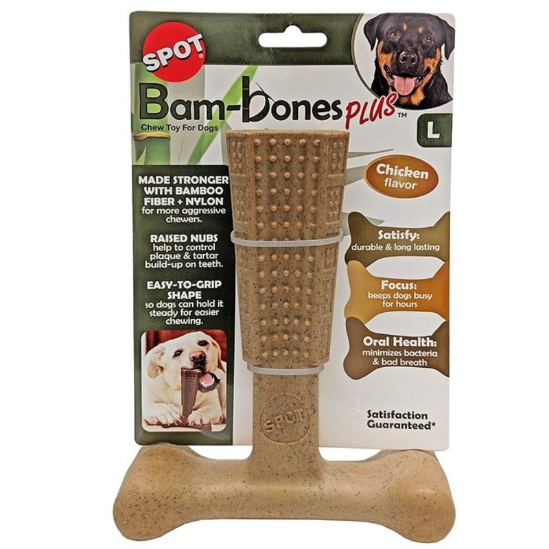 Jouet  gruger Bam-Bones Plus saveur de poulet