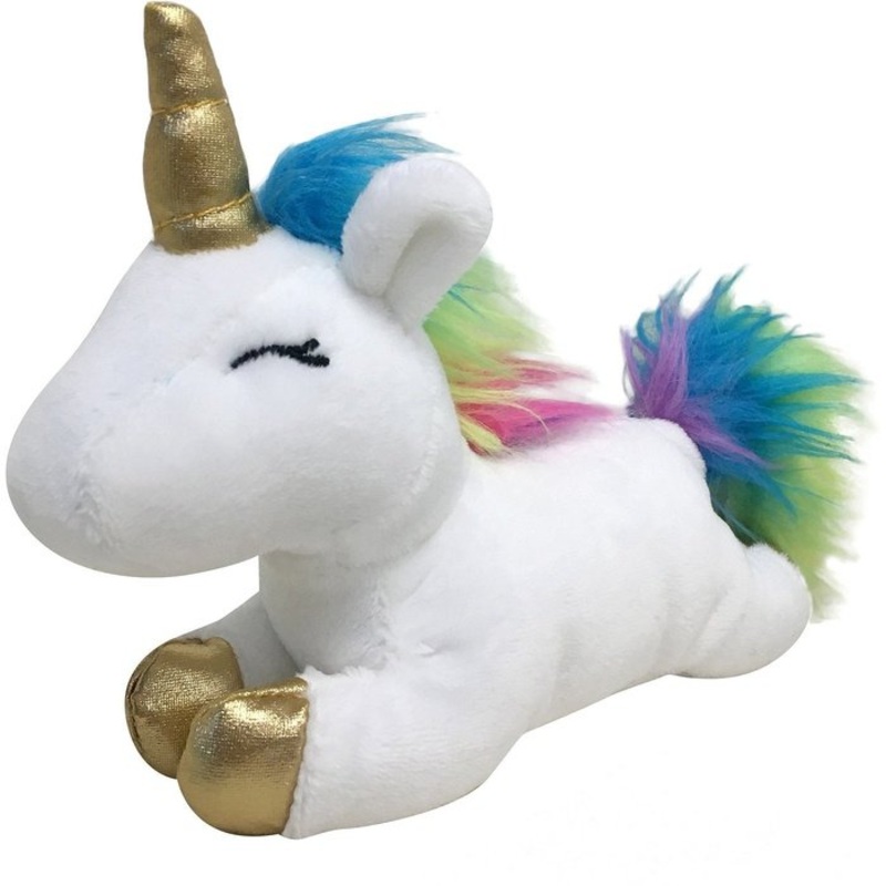 Jouet pour chien Peluche Licorne Blanche