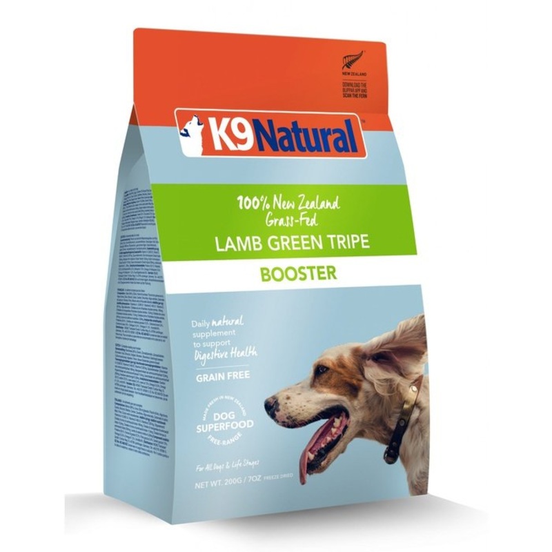 K9 Natural Booster tripes vertes d'agneau 200g
