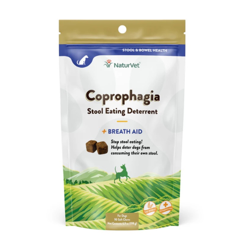 NaturVet coprophagia pour les chiens qui mangent leur selle 90 bouches