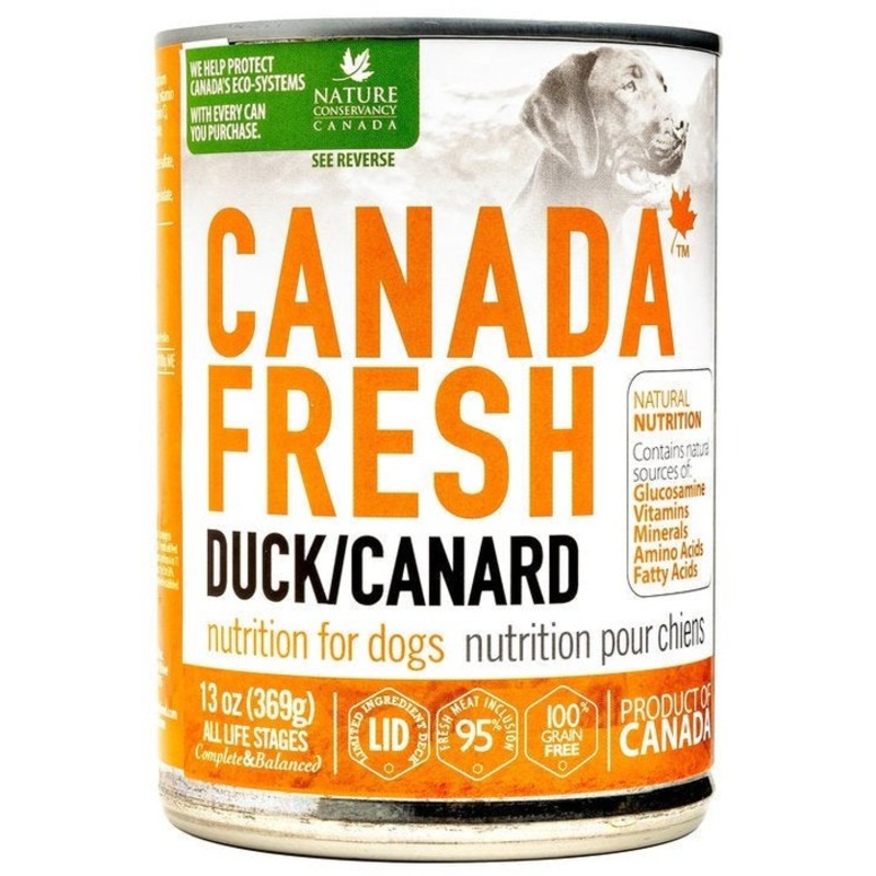 Nourriture humide pour chien Canada Fresh Canard