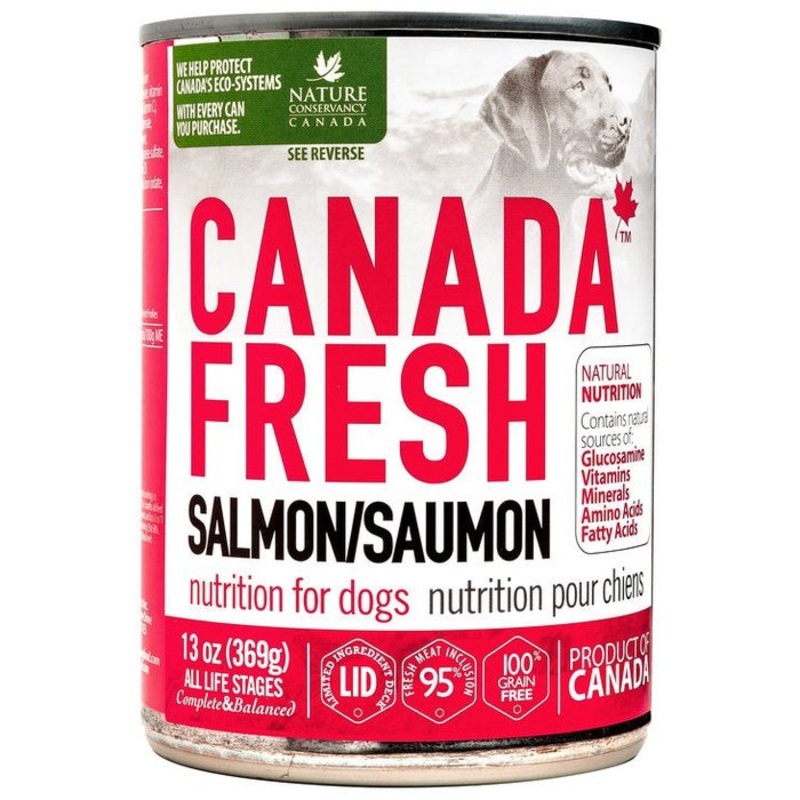 Nourriture humide pour chien Canada Fresh Saumon 13oz