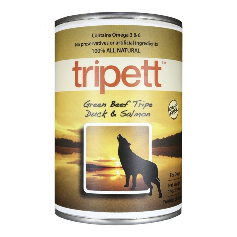 Nourriture humide Tripett PetKind Green Beef Tripe, Duck & Salmon