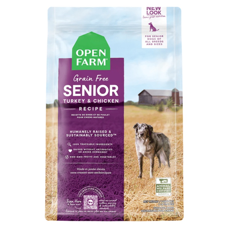 Nourriture pour chien Open Farm Senior sans grain