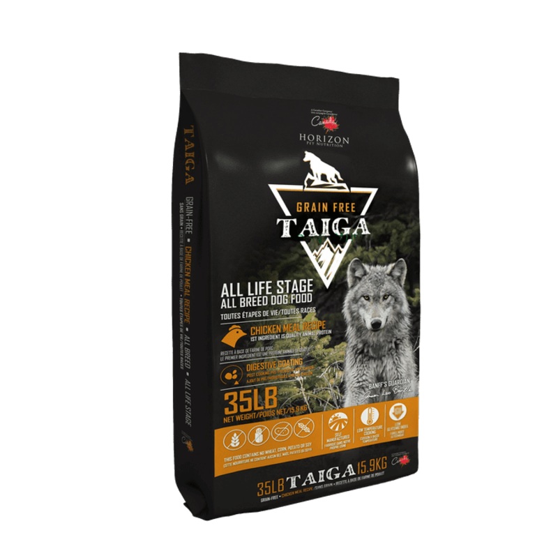 Nourriture pour chien sans grains Horizon Taga 35 lbs