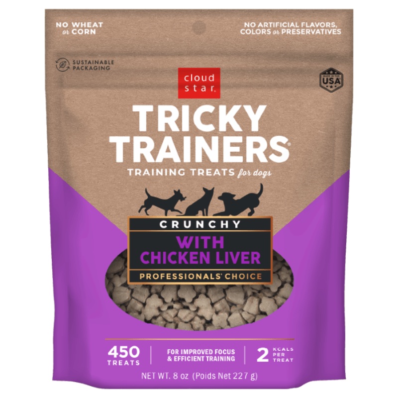 Tricky Trainers Crunchy Gterie pour chien au Foie de poulet
