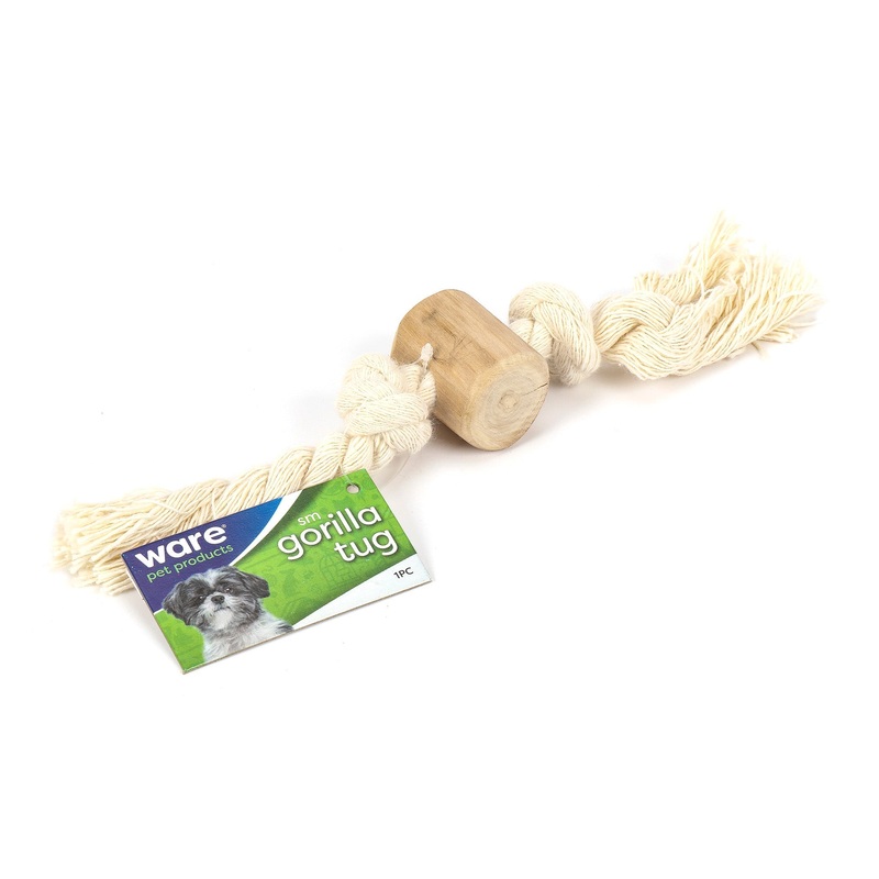 Ware Gorilla Tug bois de java avec corde
