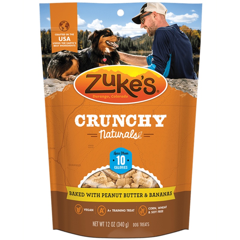 Biscuits pour chiens Zuke's Crunchy Beurre d'arachide et bananes
