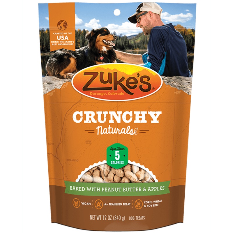 Biscuits pour chiens Zuke's Crunchy Beurre d'arachide et pomme
