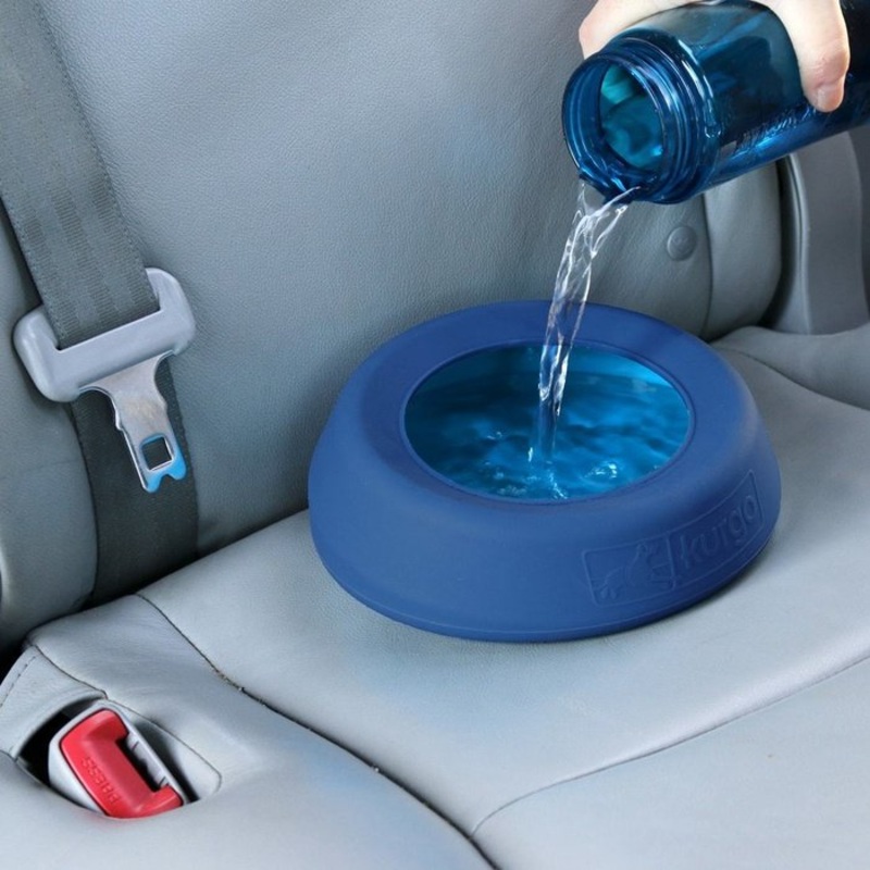 Bol d'eau de voyage anti-claboussures