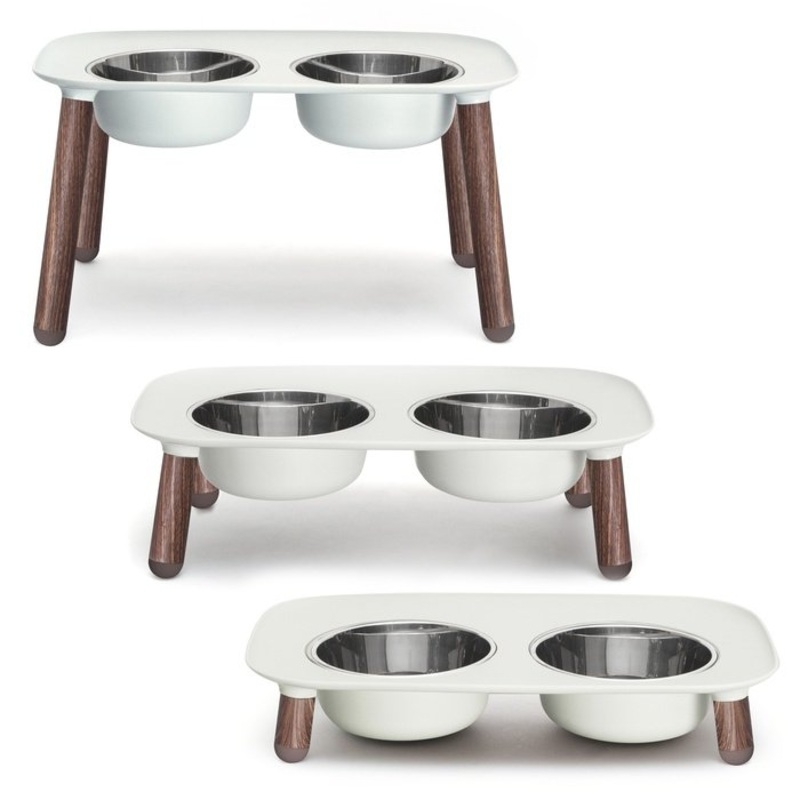 Bol double surlev pattes faux bois