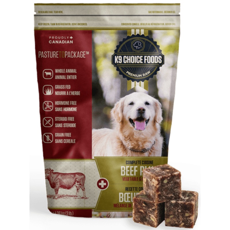 Cru Congel en cube Lil Guys Plus Boeuf 3 lbs