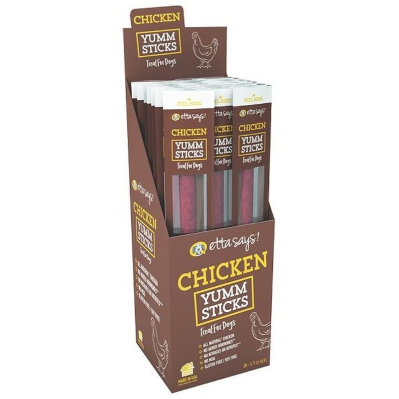 Gterie pour chien Bton Etta Says Yumm Sticks au Poulet