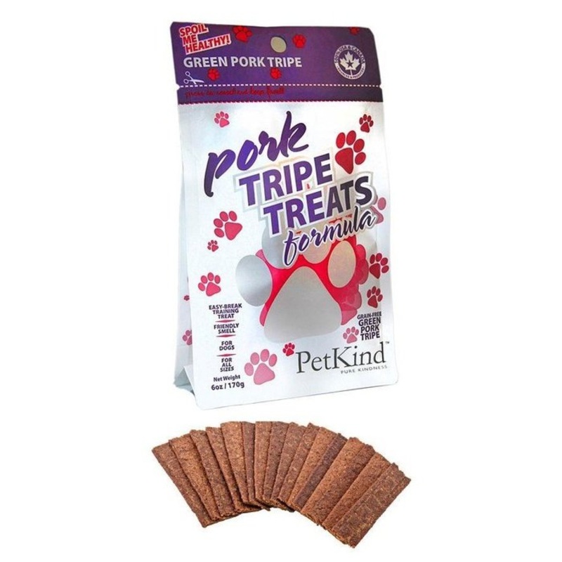 Gterie pour chien Tripes vertes de porc Petkind