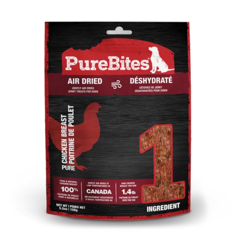 Gteries pour chien Jerky de poulet Purebites