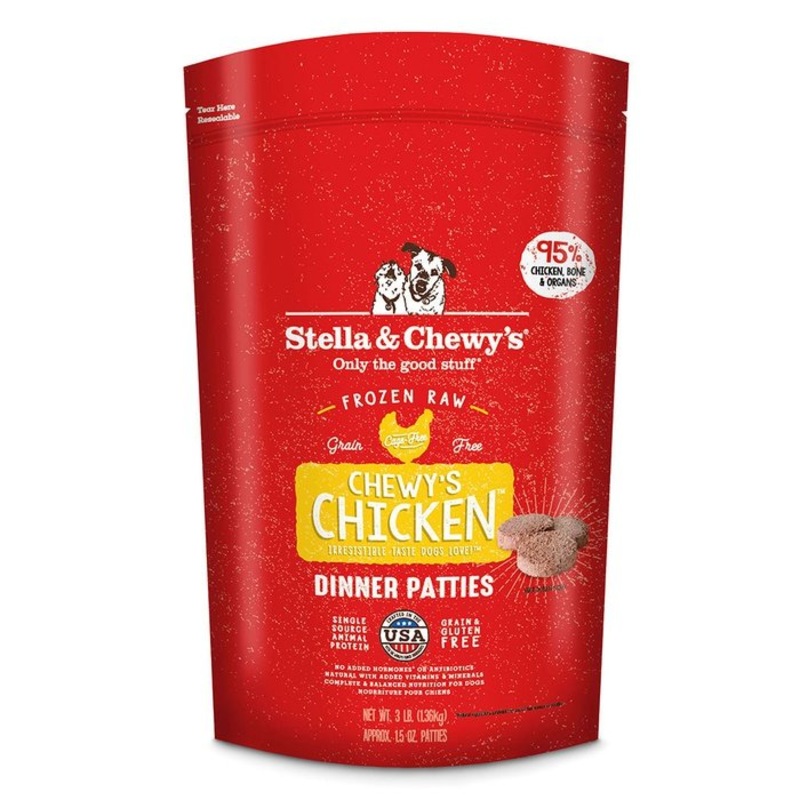 Nourriture Cru Congel Stella & Chewy's Galettes de repas au poulet