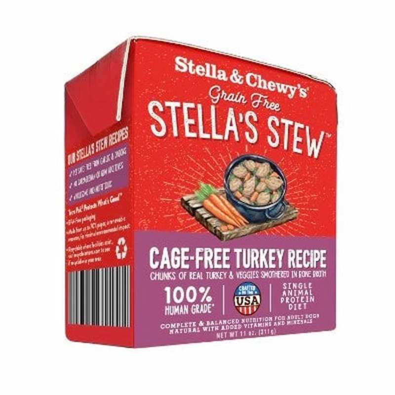 Nourriture humide pour chiens Stella's Stews Cage-Free Dinde