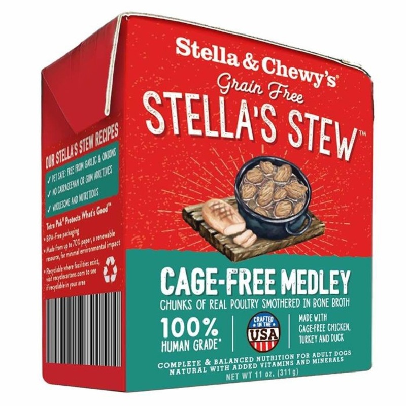 Nourriture humide pour chiens Stella's Stews Cage-Free Medley