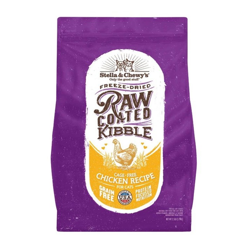 Nourriture pour chat, Stella & Chewy's Raw Coated Poulet