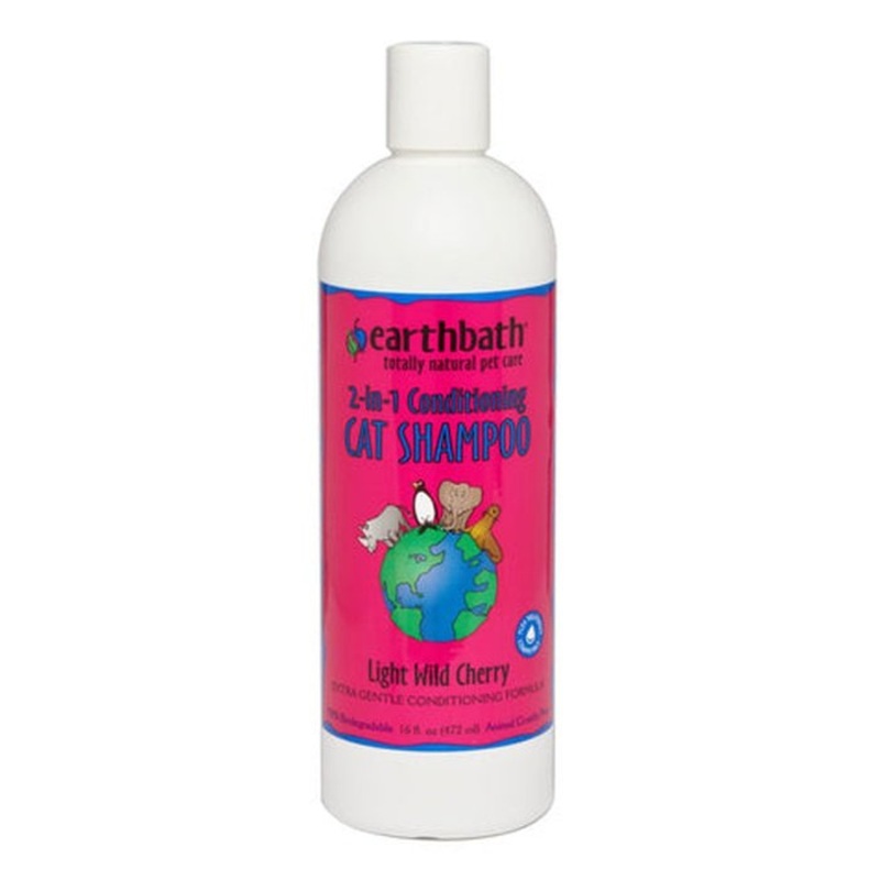 Shampoing Earthbath pour chats 2 en 1
