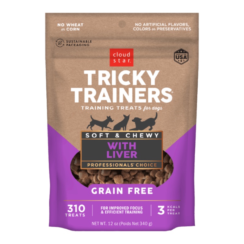 Tricky Trainers Chewy Gterie pour chien au fois
