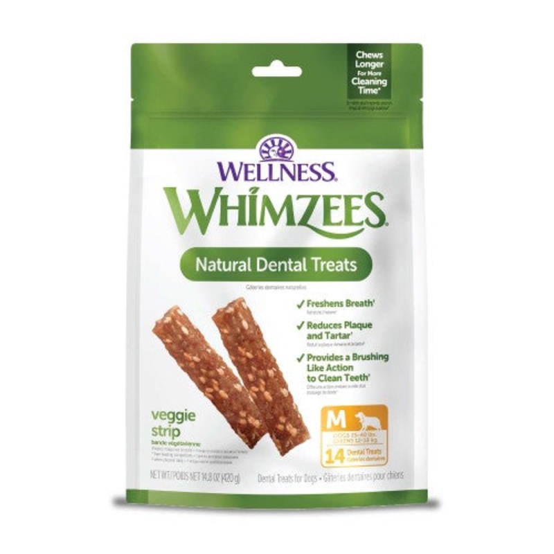 Whimzees Veggie Strip en sac 12.7oz