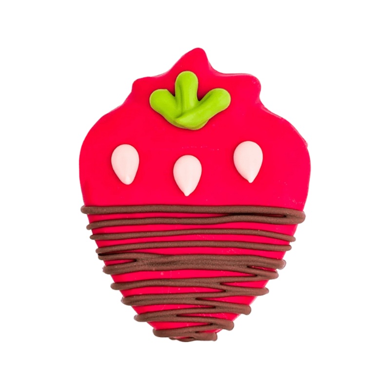 Biscuit pour chiens - Caroube et Fraise | Saint-Valentin