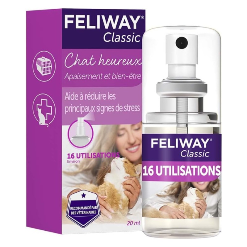 Feliway spray calmant pour chats 20ml