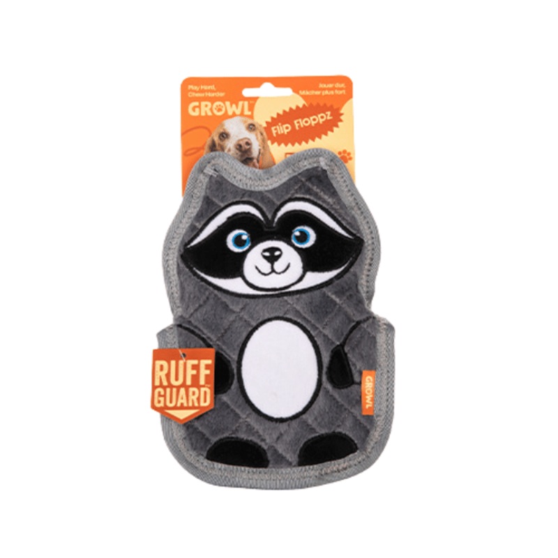 Growl Flip Floppz - Randy le raton, Jouet pour Chien