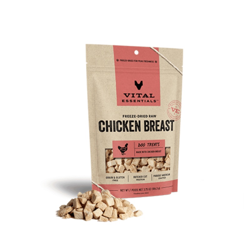 Gteries lyophilise pour chien poitrine de poulet