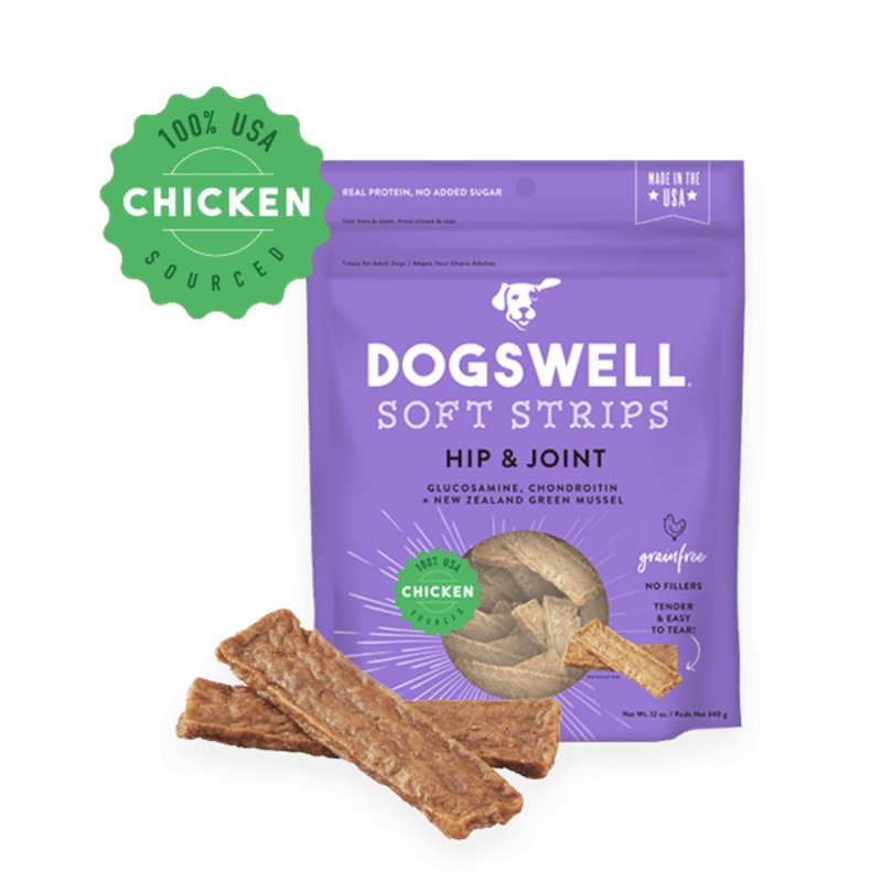Gteries pour chiens, languettes tendres Dogswell Hip & Joint