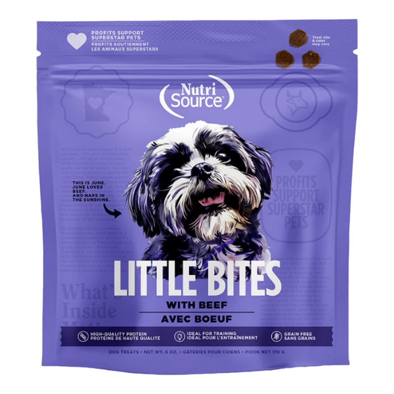 Gteries pour chiens - Petites bouches de buf sans crales 6oz