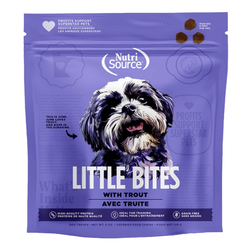 Gteries pour chiens - Petites bouches de truite sans crales 6oz