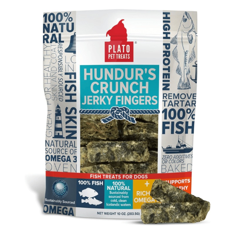 Hundurs Crunch Jerky Peau de Morue 3.5oz